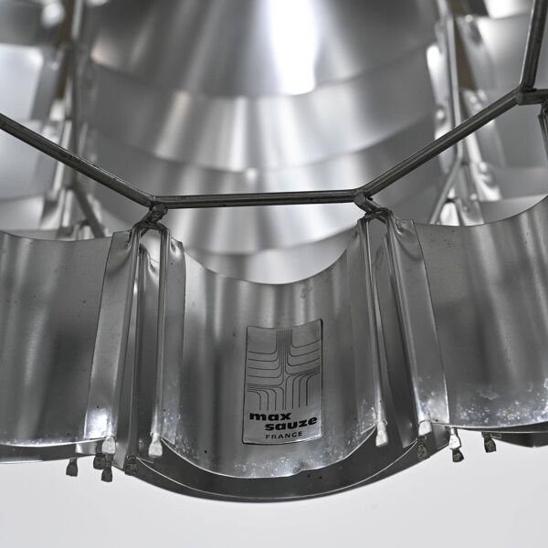 Suspension modèle Orion en aluminium par Max Sauze, France, circa 1970