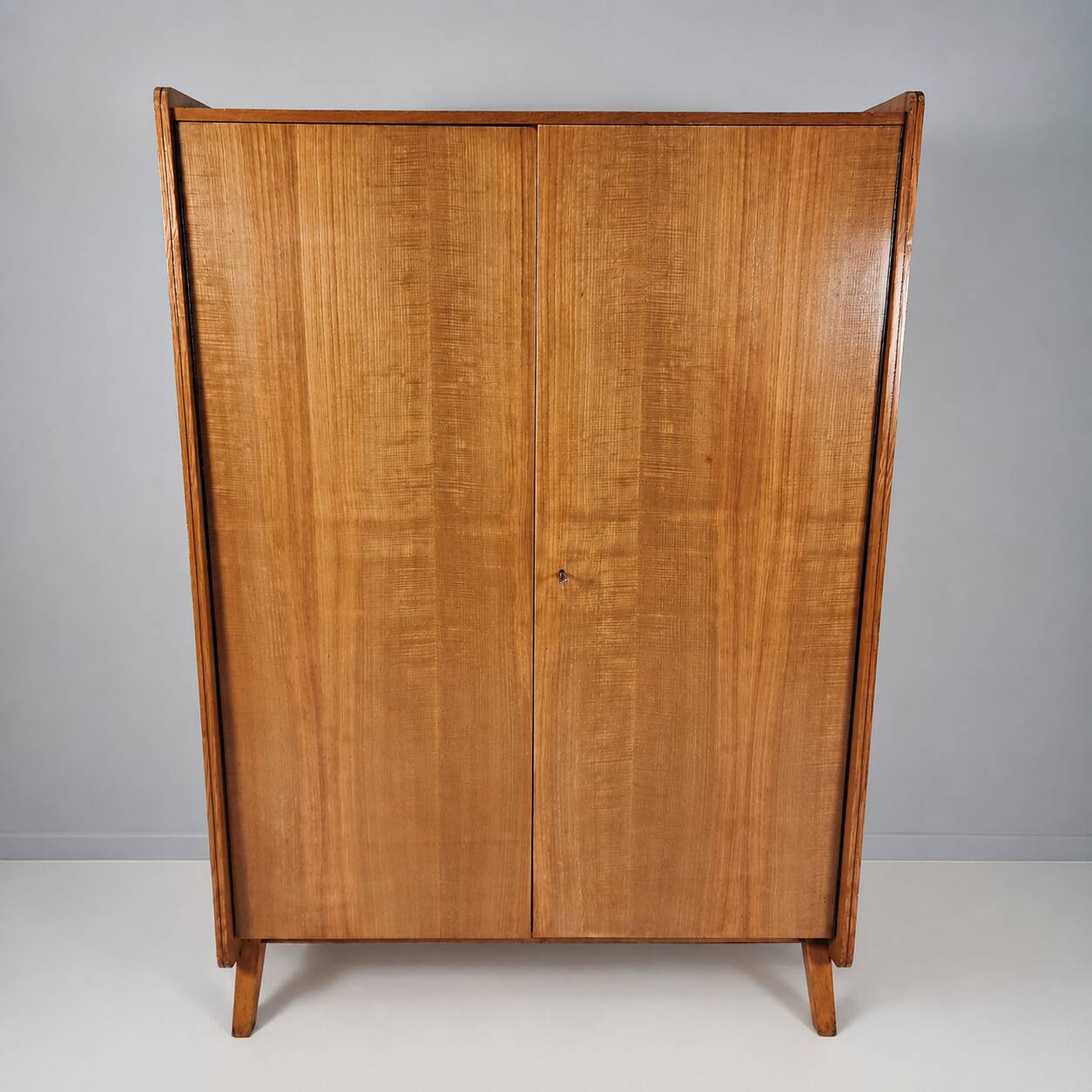 Vintage Wardrobe in Ash by Tatra Nabytok, 1970s