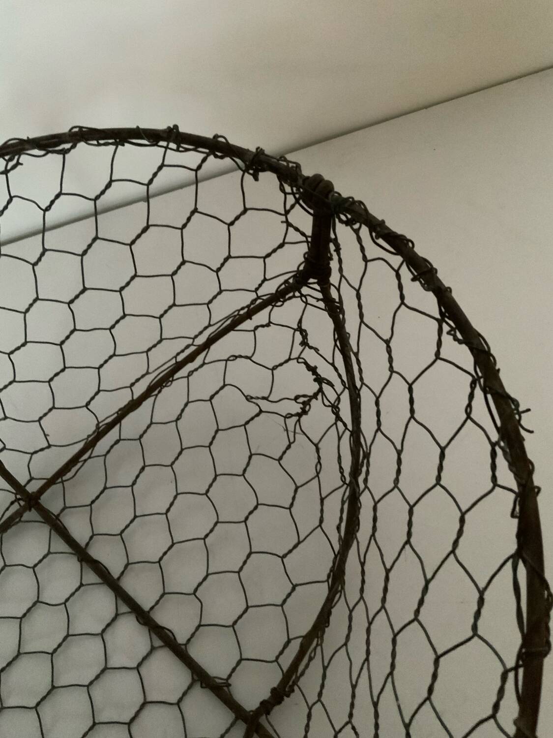 Vintage metal basket