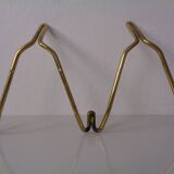 Mid-Century Brass Coat Hooks, 1950s, Set of 2