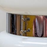 Very tall mid century Karel Volf designed floor lamp - White