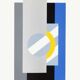 "Composition II" François Decq, 1980