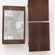 Rosewood nesting tables with ceramic tiles, Denmark, 1960s, set of 3