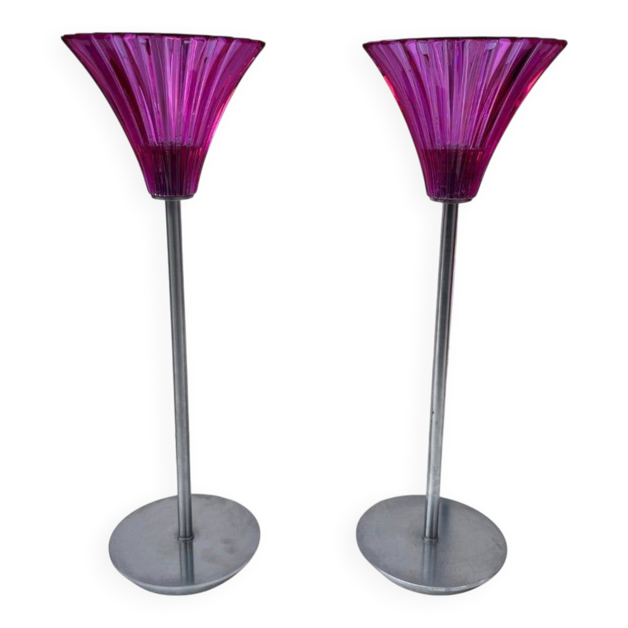 Pair of "Mille Nuits" table lamps, Mathias for Baccarat, 2000s - France
