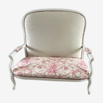 Double voltaire relooké style shabby