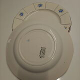 Assiettes plates Digoin Sarreguemines