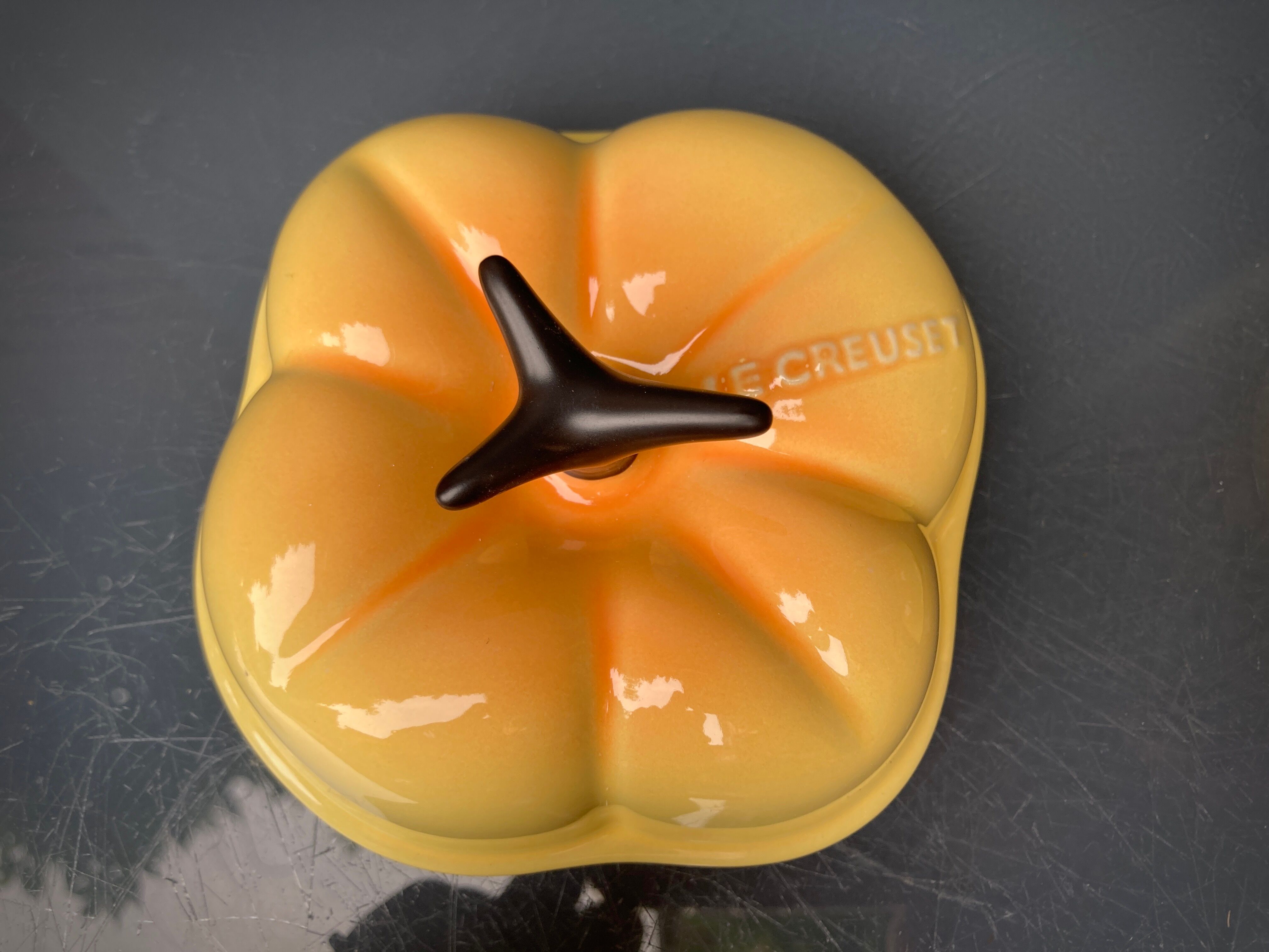 Four Le Creuset ceramic casseroles