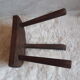 Tabouret de ferme tripode en bois