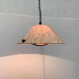 Wood and wool suspension from the mid-century, 1960s.