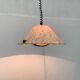 Suspension en bois et laine du milieu du siècle, années 1960