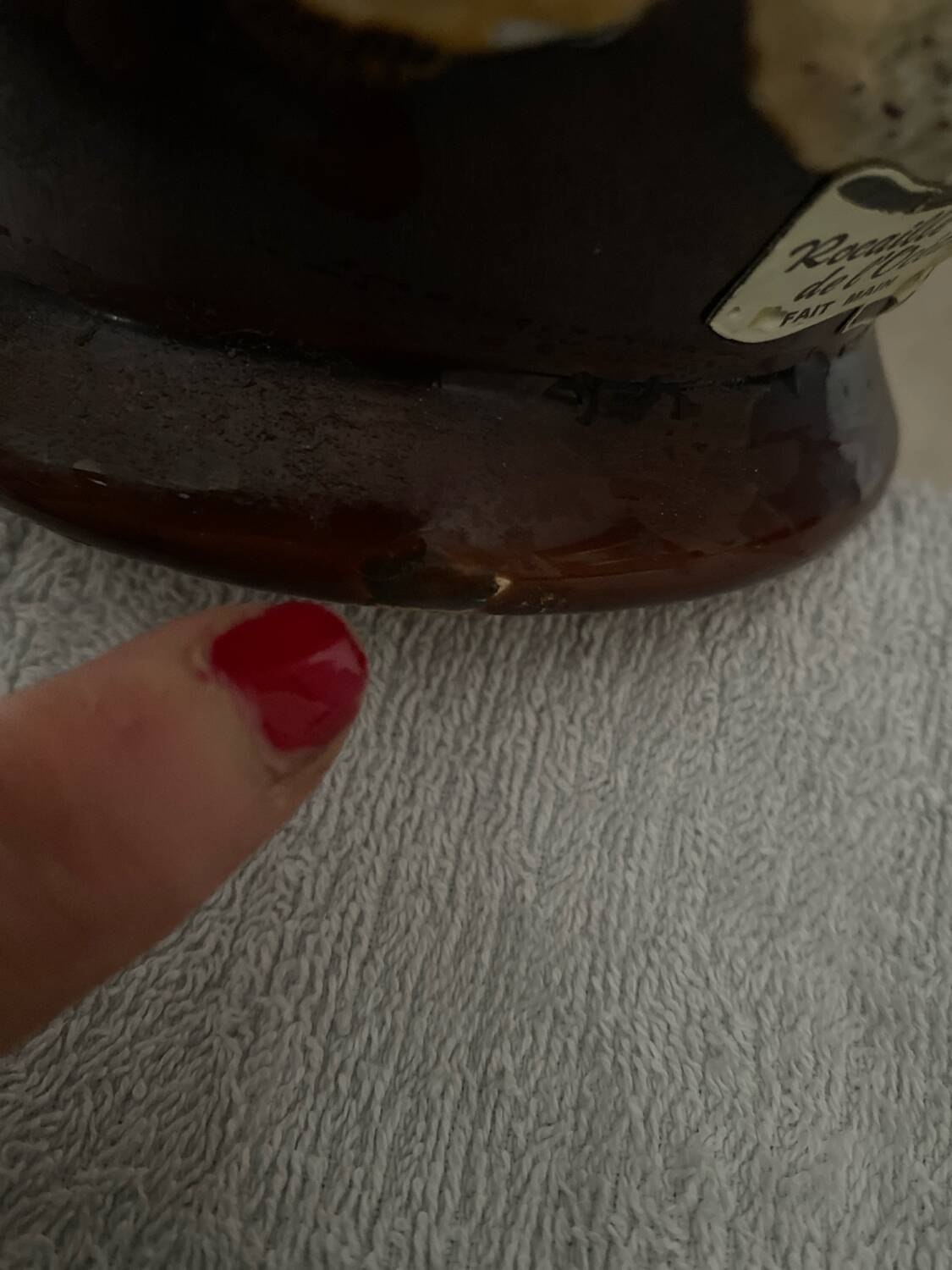Vase écume de l’océan vintage