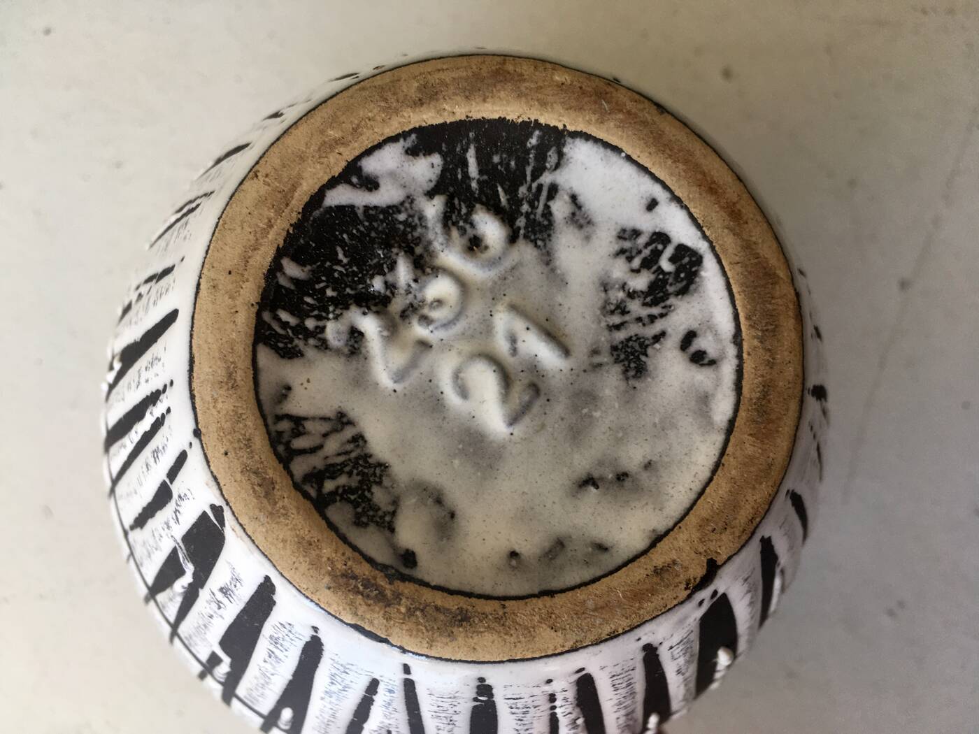 German ceramic vase 1970s