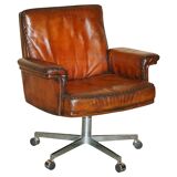 De Sede DS35 executive chair vintage leather Mid-Century Modern style