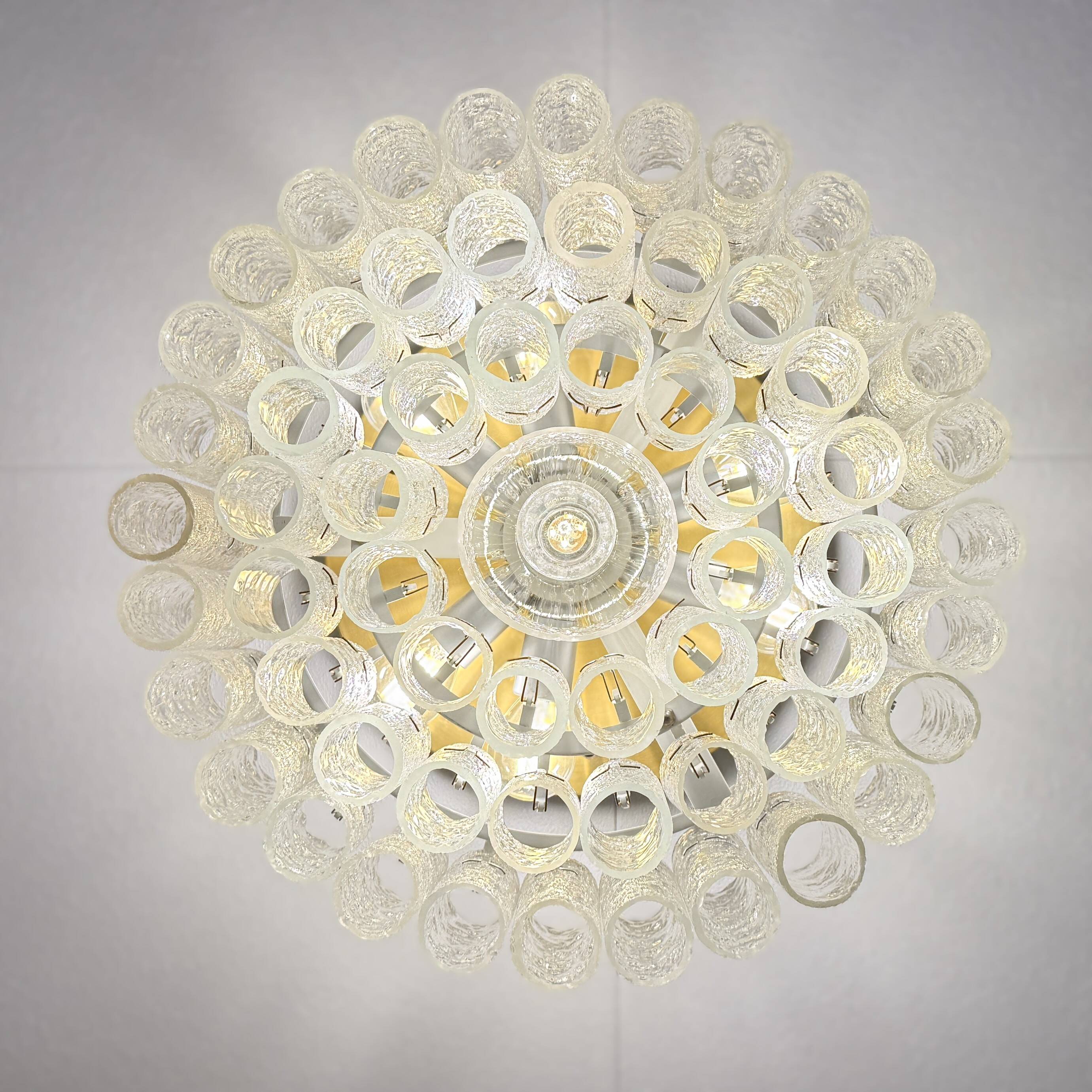 Doria Leuchten 4-Tier Murano Glass Ceiling Chandelier