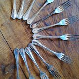 Lot de 12 fourchettes de table Christofle - modèle Spatours X 12