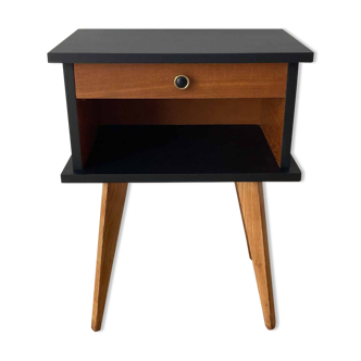Vintage bedside - compass feet