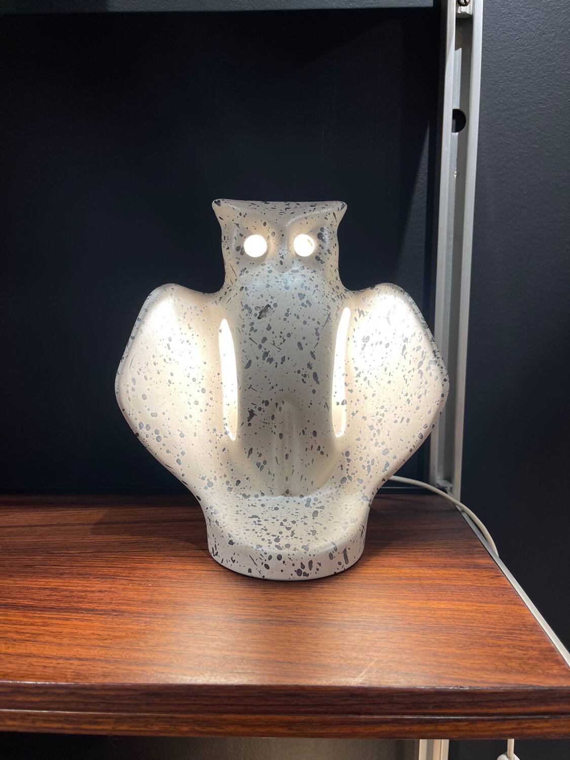 Ceramic owl lamp 1980