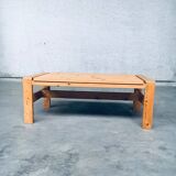 Scandinavian Modern Design Solid Pine Coffee Table, 1970s