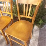 pair of Luterma style bistro chairs