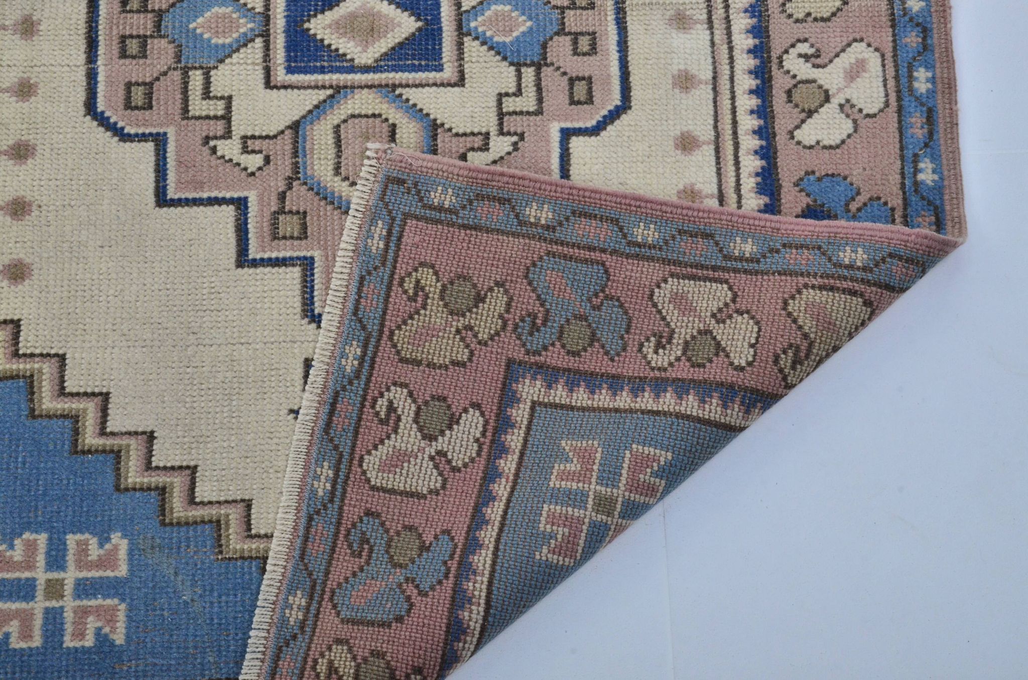 Oushak Vintage Wool Rug sku 3423