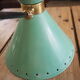 Lampe de potence murale articulée Diabolo du designer René Mathieu - verte