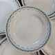 12 flat plates in ironstone from Badonviller