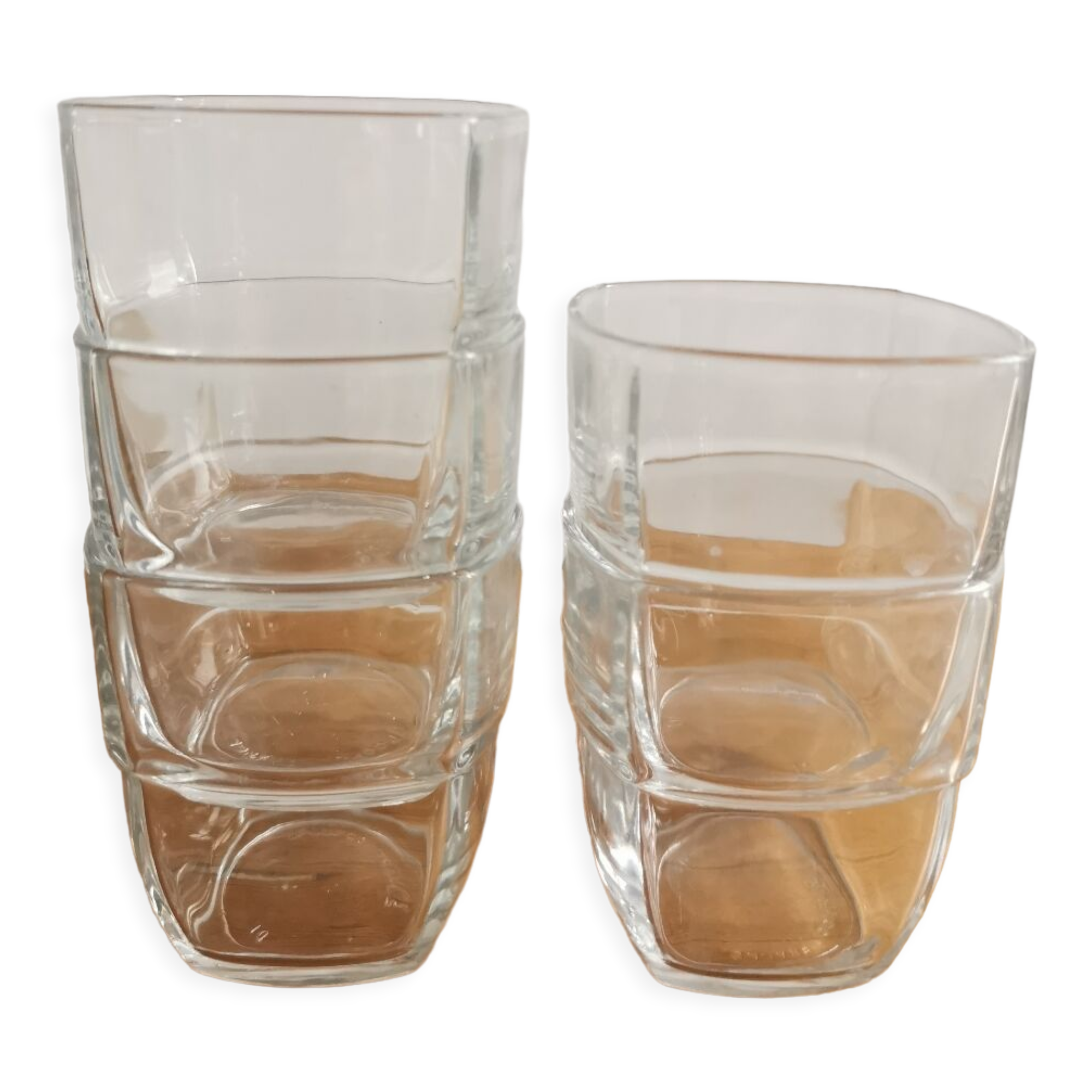 Service of 5 stackable glasses