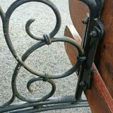 Banc de jardin ancien pieds en fonte