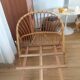 Lit corbeille taille enfant en rotin vintage