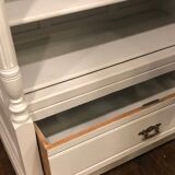 Antique painted wood cabinet