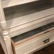 Antique painted wood cabinet