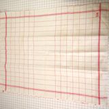Lot of 2 monogrammed tea towels