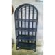 Blue rattan shelf