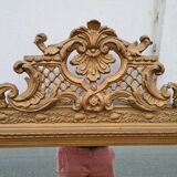 Golden pediment mirror