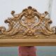 Golden pediment mirror