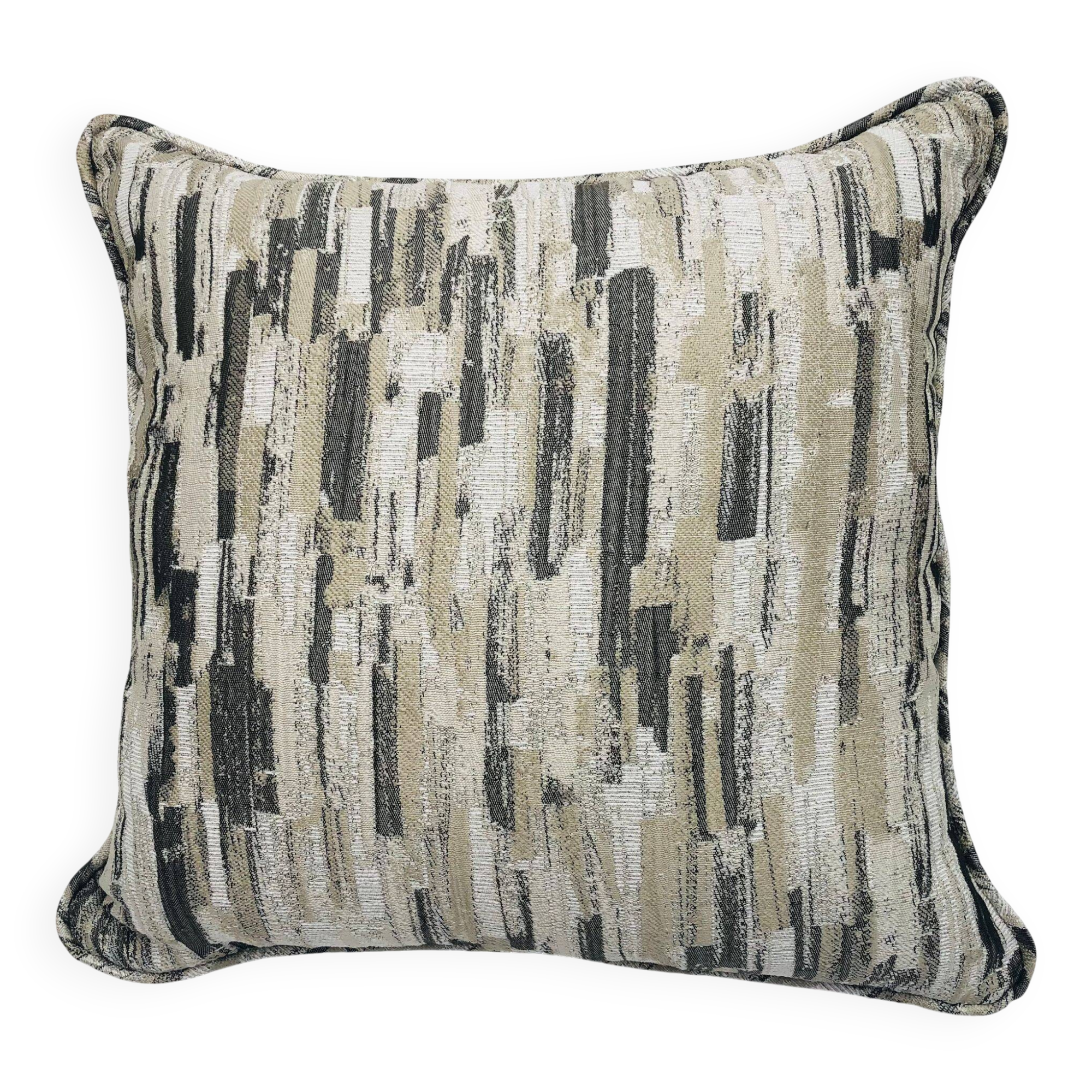 Square cushion, cover and insert. 50 x 50 cm. Piped edges