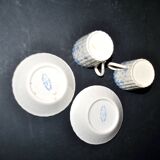 Copeland set of 2 english earthenware espresso cups wt copeland & sons - stoke on trent 1870