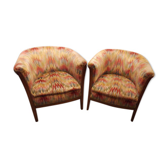 Pair of art deco armchair