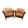 Pair of art deco armchair