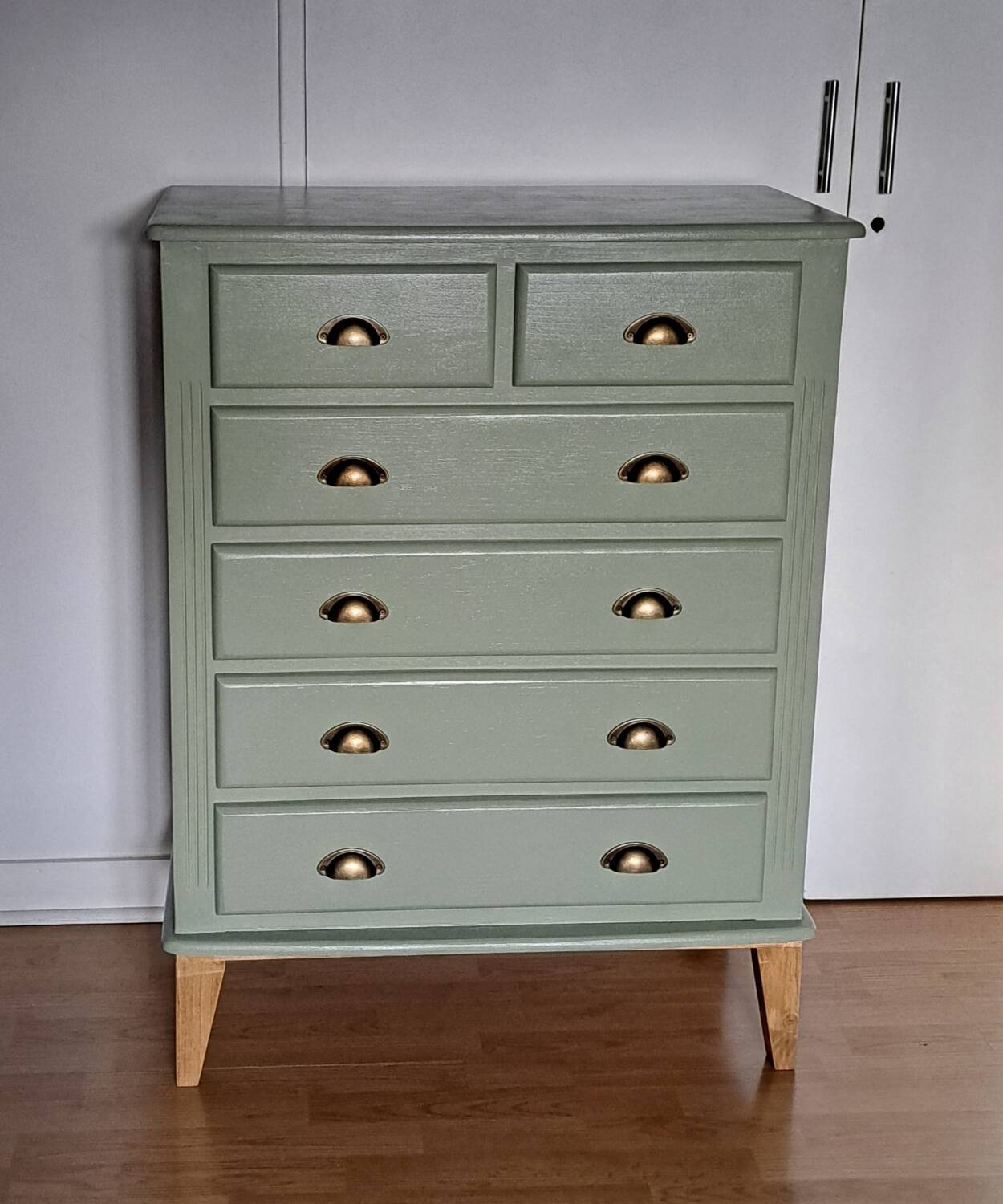 Commode scandinave vert forest 4