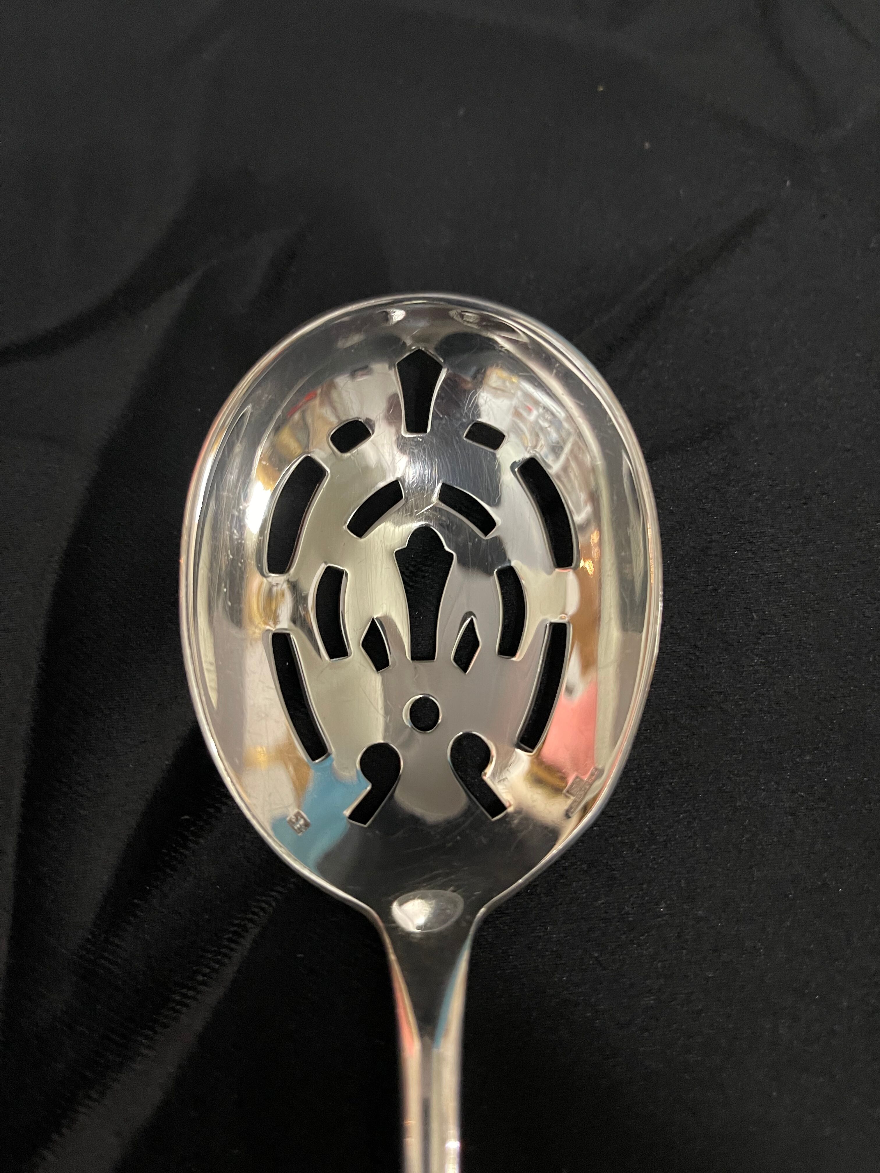 Christofle, olive spoon, ice cube model fidelio