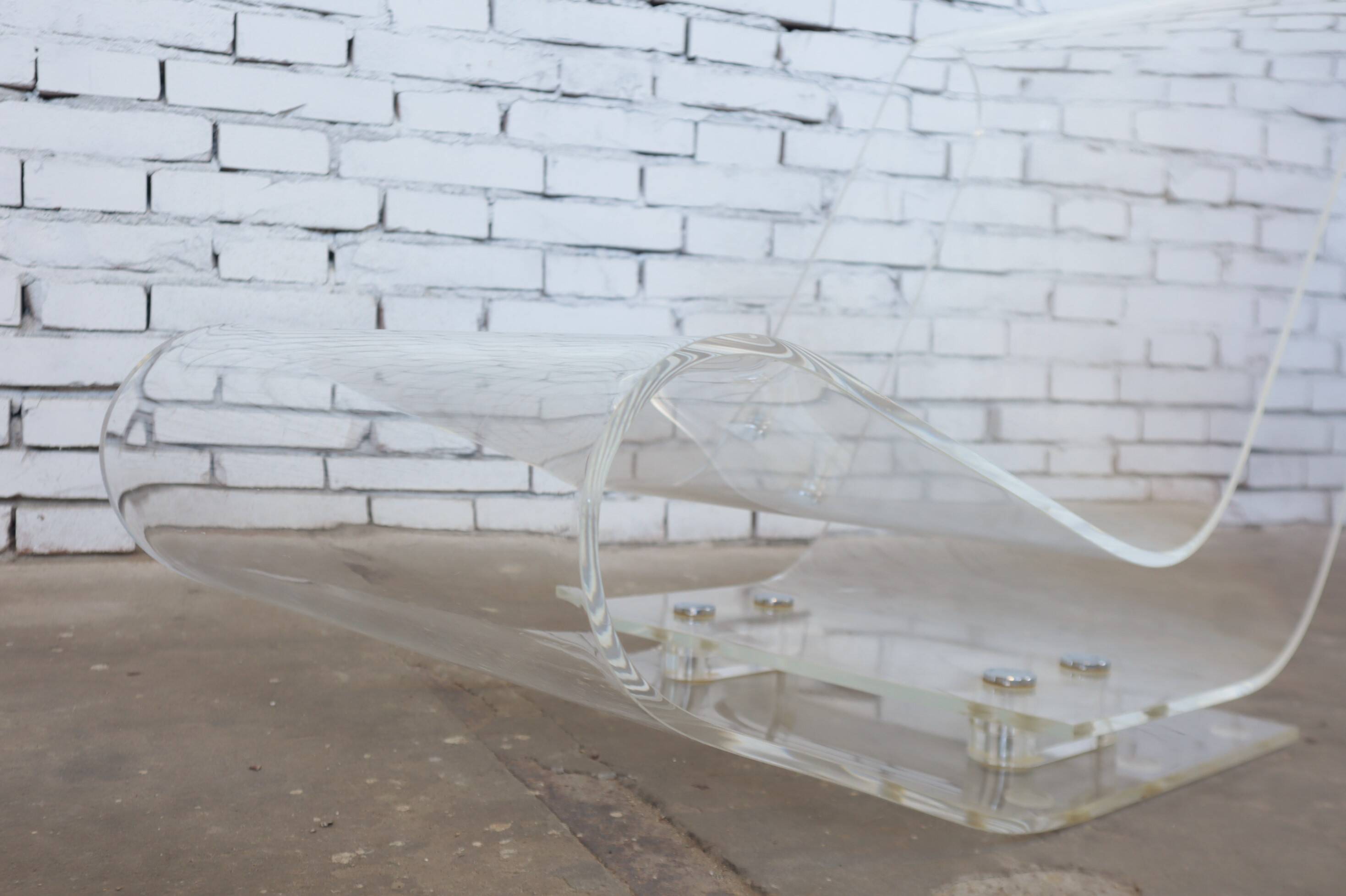 LCP plexyglass lounge chair Kartell 2000s