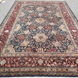 Tapis persan, ispahan en laine et soie