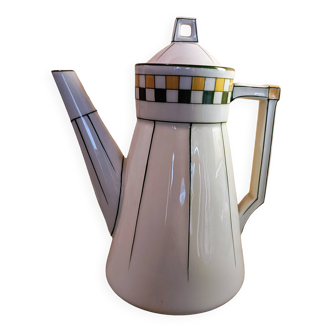 Art Deco porcelain coffee pot