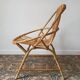 Trio de fauteuils rotin vintage