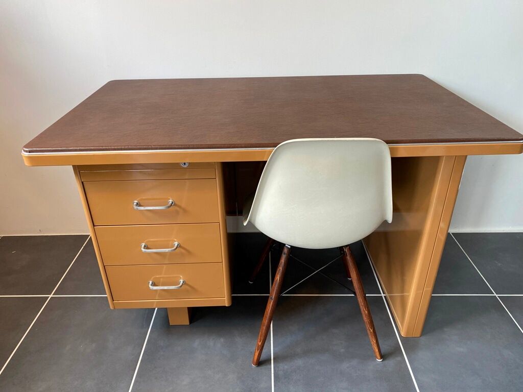 Vintage industrial workshop metal office 1950