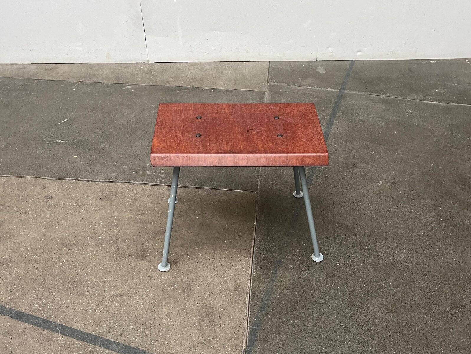 Minimalist stool in Pagwood mid-century, 1960s
