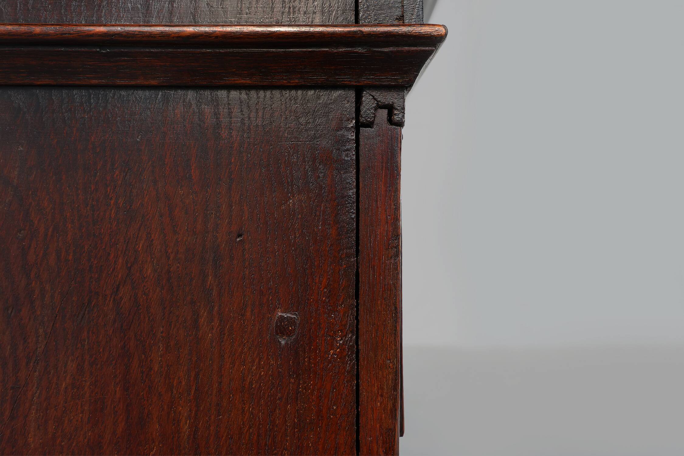 French 16th Century Antique oak hand carved wardrobe