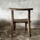 Large old teak chair or armchair H84 L60