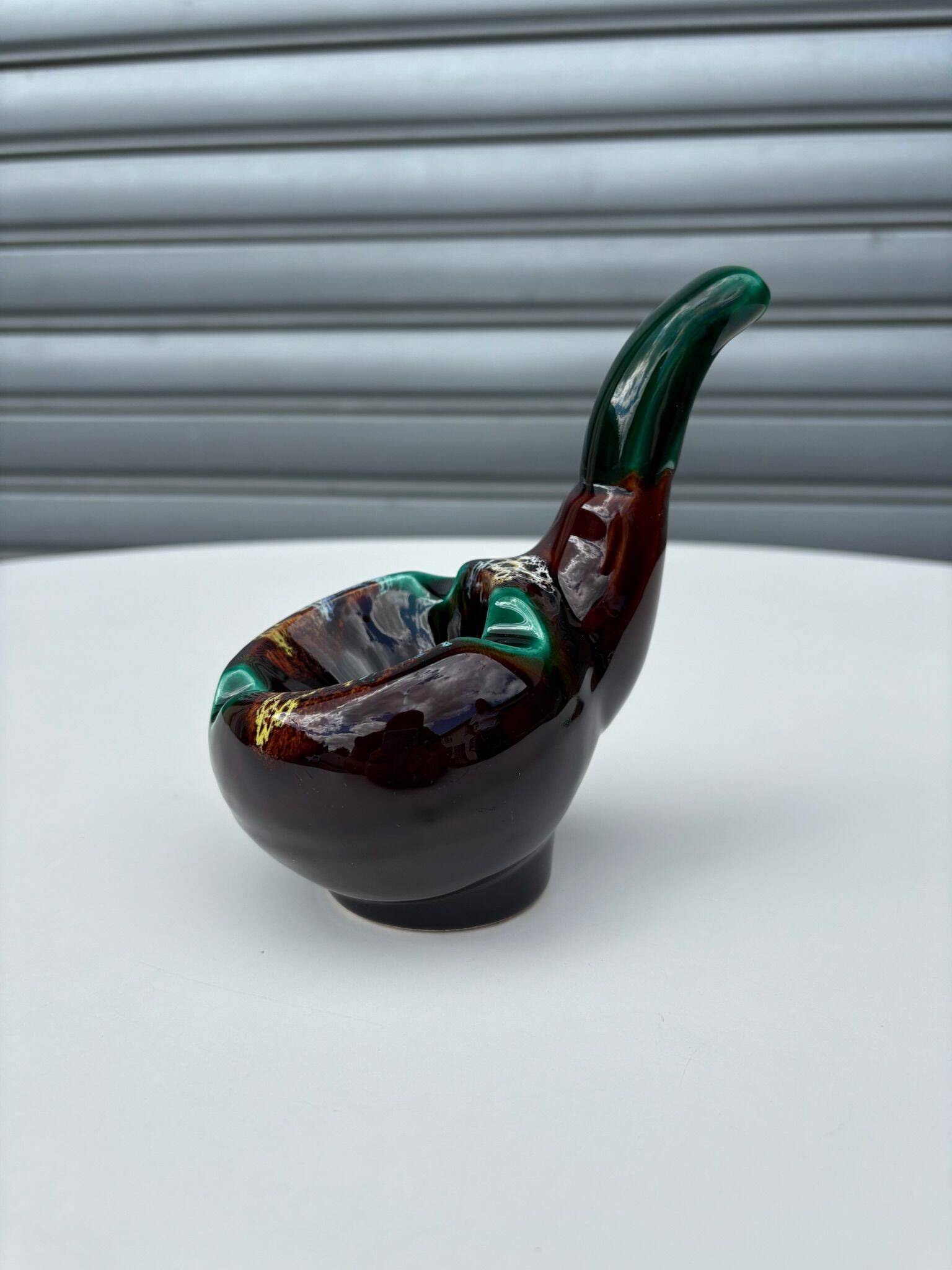 Vallauris Pipe-Shaped Ashtray